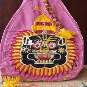 Narasimha- Embroidery Japa Tulsi Bead Bags