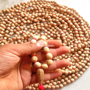 1008 + 1 Original Shyama Tulsi Beads Japa Mala -Holy Basil Beads For Prayer / Chanting