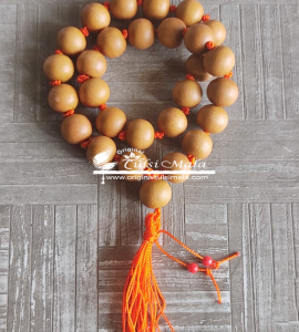 Original Sandalwood Japa Mala 12 mm - 27 + 1 (Guru) Beads
