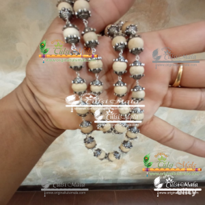 Beautiful Design Silver Tulsi Mala