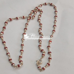 Rudraksha Beads Mala Silver Sterling