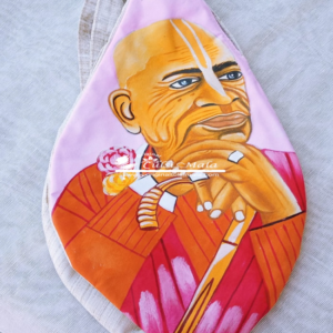 Srila Prabhupada Hand-Painted Beads Japa Bag