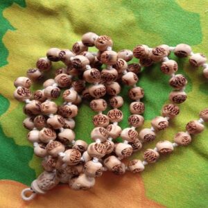 Shyama Tulsi Japa Radha Beads Mala Round Shape - 12 mm