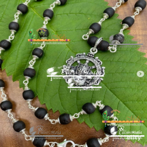 Jagannath Ji Silver Tulsi Locket Mala
