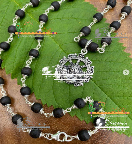 Jagannath Ji Silver Tulsi Locket Mala