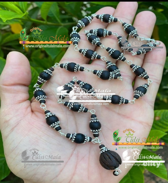 Lotus Beads Silver Tulsi Kanthi Malas