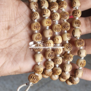 Radha Naam 108 Beads Tulsi Japa Mala Round Shape -Beads Size 10 mmz