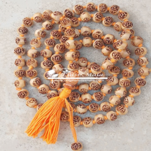 Shri Ram Naam Original Tulsi Japa Mala 108 Beads - 12 mm