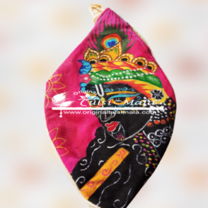 Hand-Painted Shree Krishna Japa Bead Bag