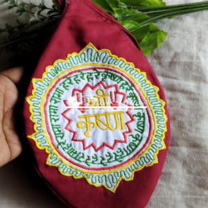Beautiful Design Japa Bag – Shri Krishna