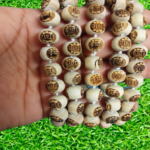 108 Beads Radha with Krishna Tulsi Japa Mala Round Shape - 10 mm