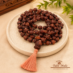 Radha Nam Hand Made Tulsi Japa Mala