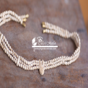 Pure Tulasi Kanthimala with 3 row Tilak Handmade Tulsi Necklace