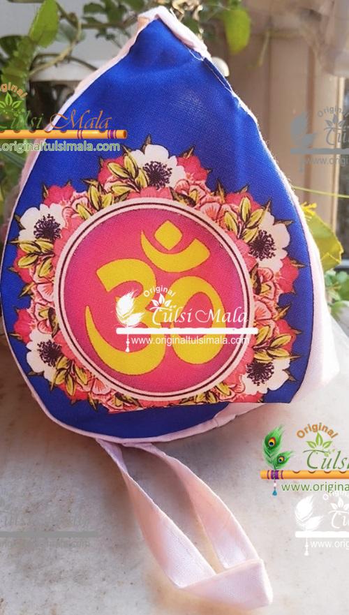 Digital Om Name Prints Beads Bag