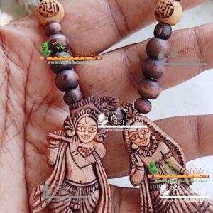 Iskcon Radha Krishna Jugal Jodi Original Tulsi Locket Mala