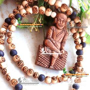 Hande Made Sai Baba Locket Design Tulsi Mala