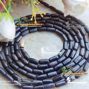 Shyma Black Tulsi Beads Three Round Tulsi Kanthi Mala
