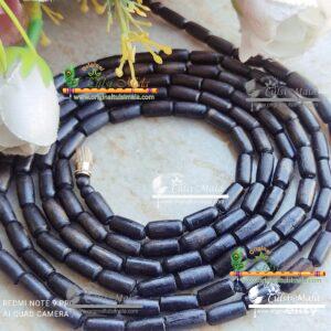 Shyma Black Tulsi Beads Three Round Tulsi Kanthi Mala