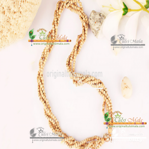 ISKCON Tulsi Triple Layer Twisted Kanthi Mala