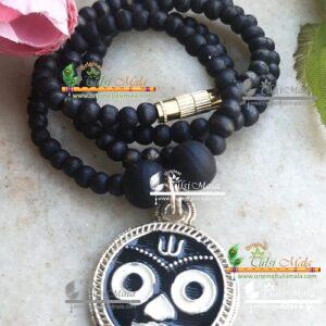 Shri Jagannath Ji Locket With Shyama Black Kanthi Mala