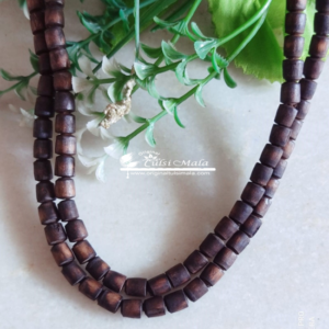 Two Round Shyma Tulsi Kanthi Mala Fine Quality Tulsi Beads