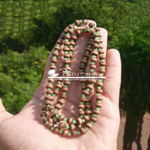 2 Round Shyam Tulsi Kanthi Mala With English Green Crystal