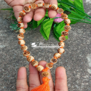Om Naam 27 Beads + 1 Guru Bead Tulsi Japa Mala