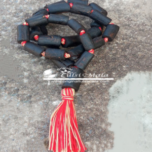 Shyama Tulsi Japa Mala 27 Beads Cylindrical Shape 25 mm size