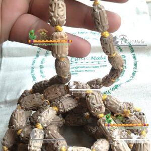 Radha Carved Handmade Original Tulsi Mala