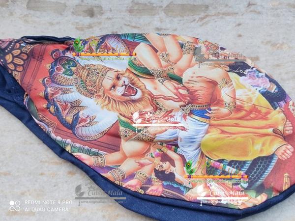 Prabhu Narsimha Digital Painted Japa Jholi Bag