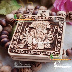 Panch Mukhi Hanuman Ji Tulsi Locket Mala 100% Original