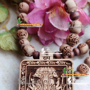 Panch Mukhi Hanuman Ji Tulsi Locket Mala 100% Original