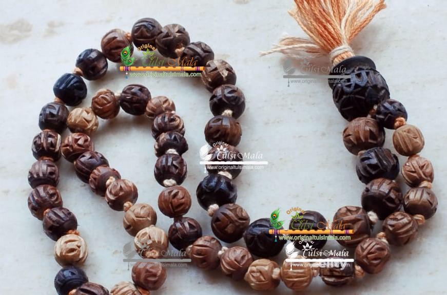 54+1 Round Beads Tulsi Japa Mala