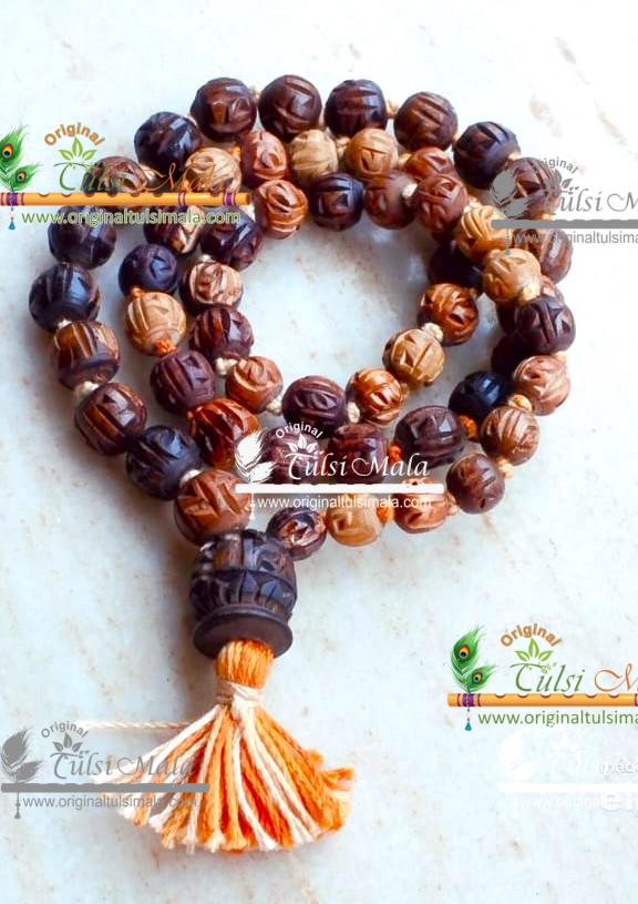 54+1 Round Beads Tulsi Japa Mala