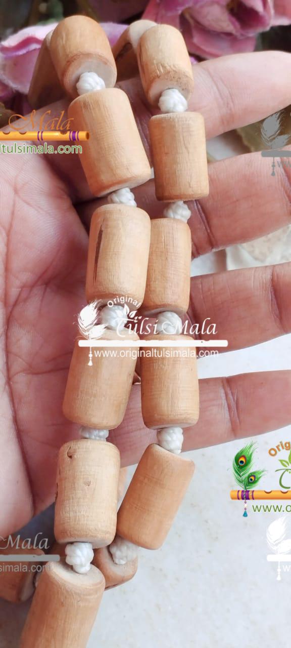 Shyama Tulsi Japa Mala 27 Beads Cylindrical Shape 25 mm size