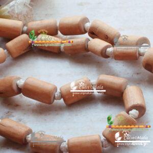 Shyama Tulsi Japa Mala 27 Beads Cylindrical Shape 25 mm size