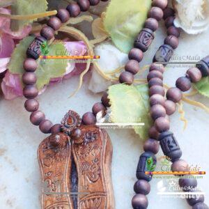 Charan Paduka Pure Tulsi Neck Mala