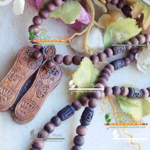 Charan Paduka Pure Tulsi Neck Mala