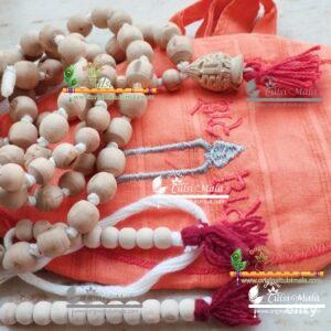 Original Tulsi Japa Mala,Counter Mala,and Bead Bag Set