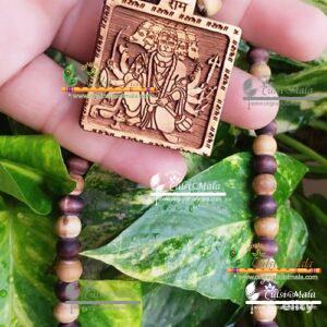 Panchmukhi Hanuman Ji With 108 Tulsi Beads Mala