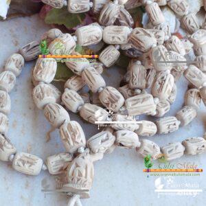 Hand Carved Pure Tulsi Beads 108 Beads Japa Mala