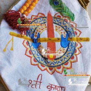 Japa Bead Bag-Shri Krishna Handpainted