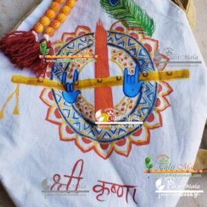 Japa Bead Bag-Shri Krishna Handpainted