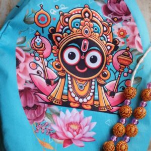 Lord Jagannath Premium Digital Painted Bead Bag