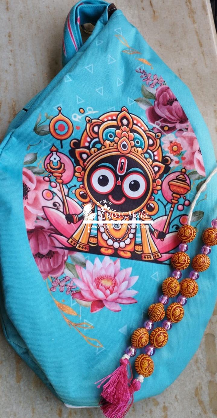 Lord Jagannath Premium Digital Painted Bead Bag