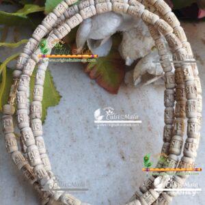 Radha Carved Three Round Premium Kanthi Mala