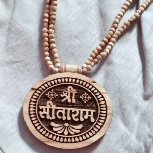 Shri sitaram double layer tulsi locket mala