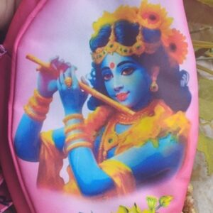 Krishna Japa Jholi Bead Bag Three Sided Printed – Premium
