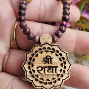 Shri Radha Naam Tulsi Locket Mala