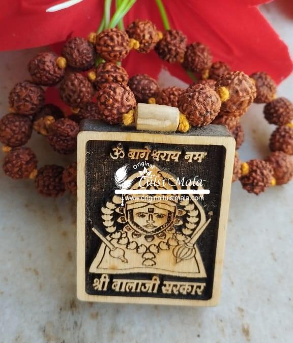 Shri Salasar Balaji Locket Rudraksha Mala